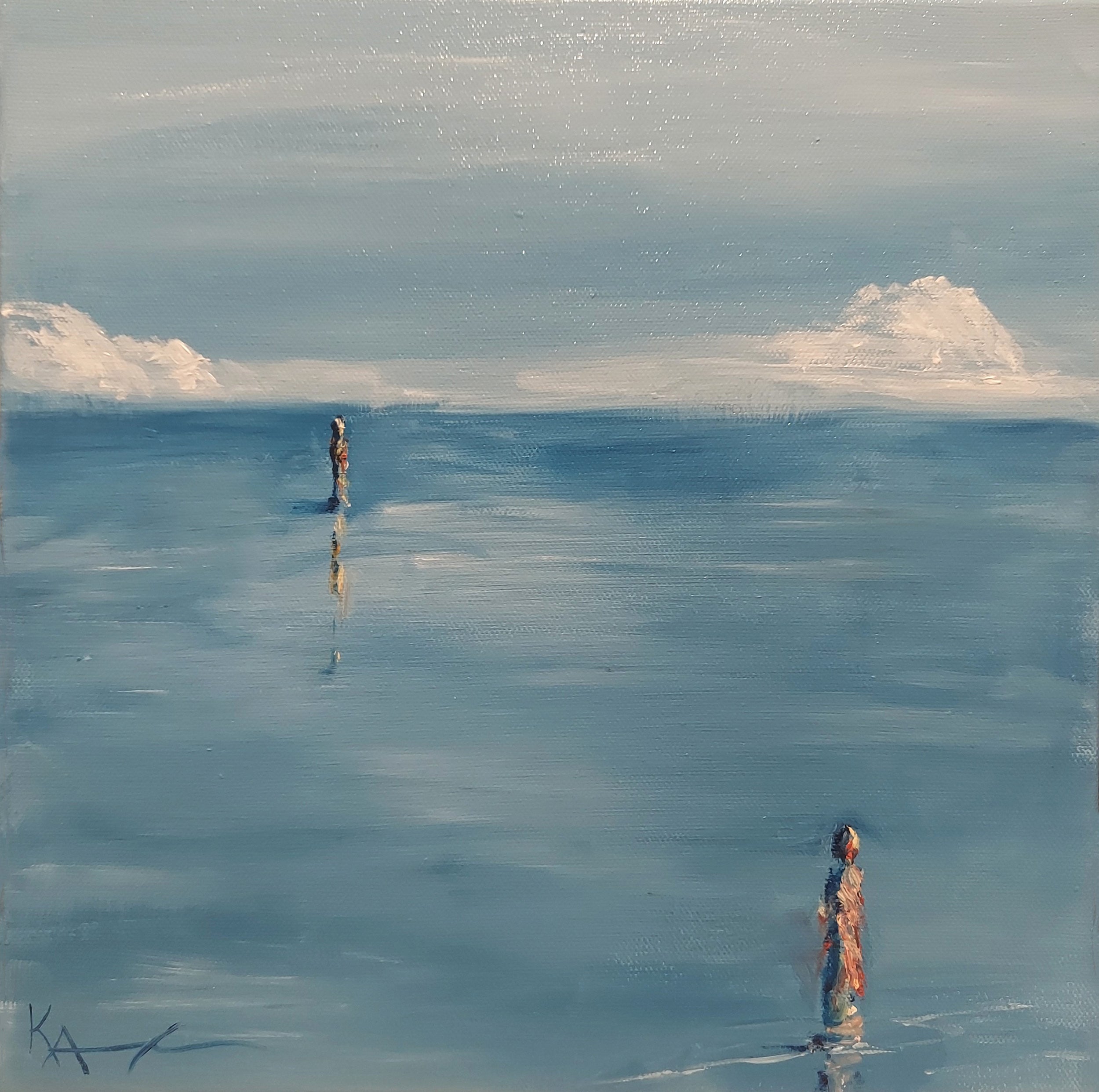 Clear Day, oil on canvas, 12x12, 2025