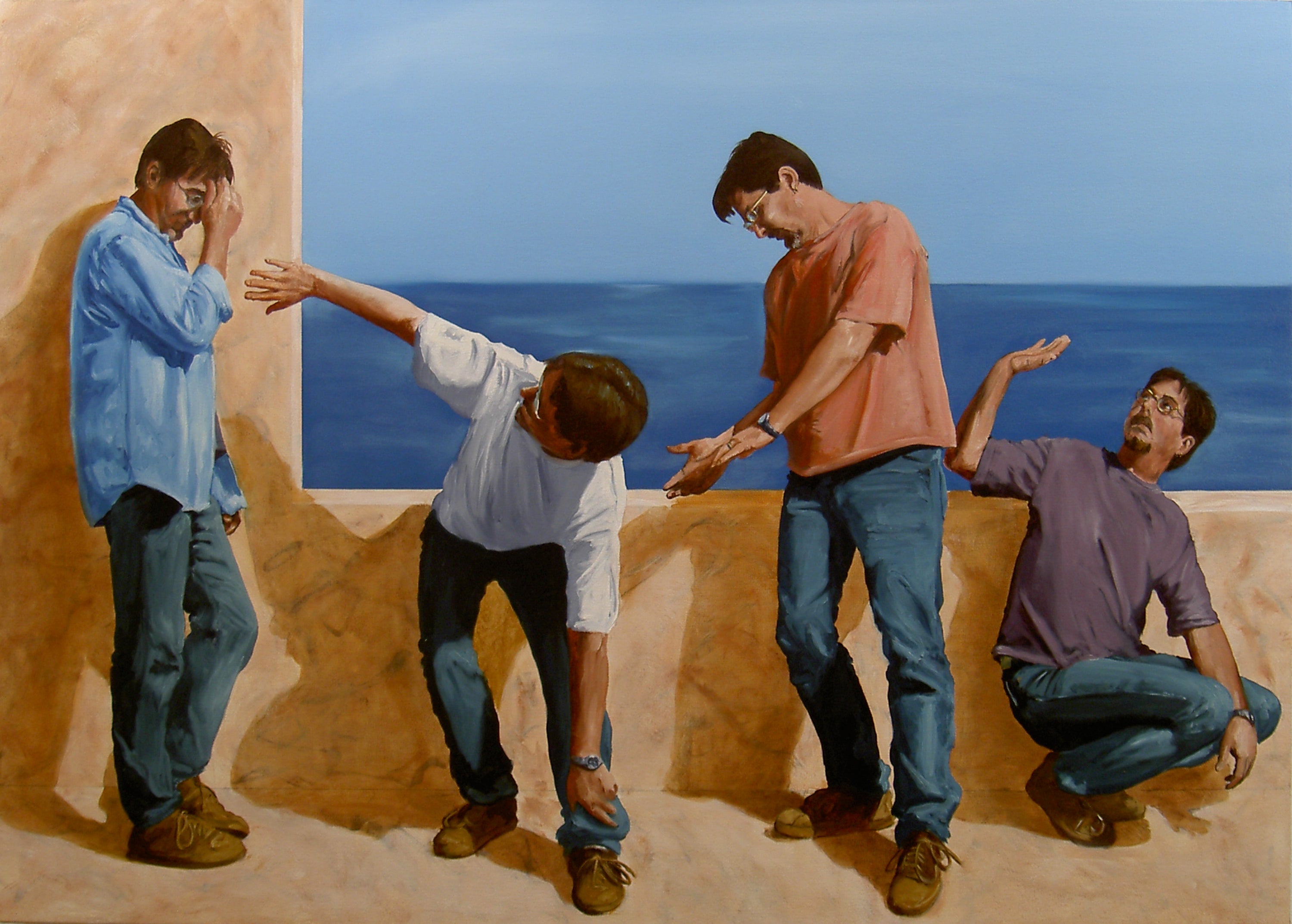 Disconnect, oil on canvas, unframed, 2005