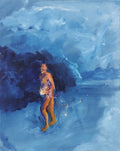 Prometheus' Journey, oil on canvas, 20x16", framed, 2026