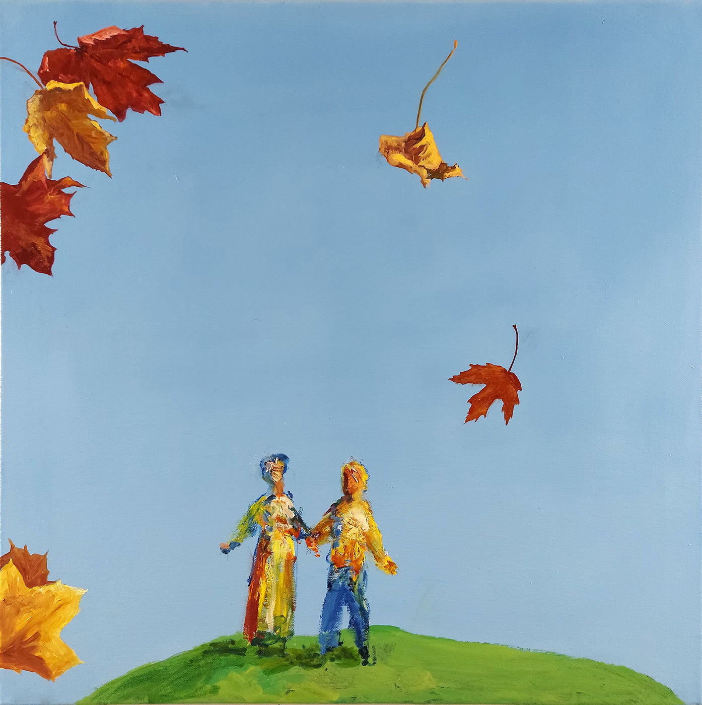 Song of the Seasons, oil on canvas, 24x24, 2025